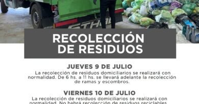 ♻ Recolección de residuos para el fin de semana.