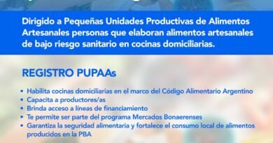 La Dirección de Producción invita a participar de una capacitación sobre el Registro PUPAA