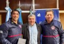 ▫️ EL INTENDENTE RECIBIÓ AL BOMBERO DARIAN DE VALERIO TRAS SU PARTICIPACIÓN EN UNA MISIÓN INTERNACIONAL