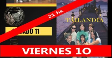REPROGRAMACIÓN DE JULIO TEATRAL