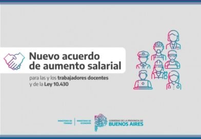 La Provincia acordó con los gremios docentes y de la Ley 10430 un aumento salarial del 7% escalonado en julio y agosto