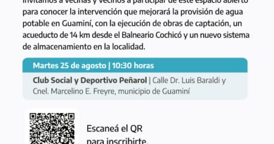 ACUEDUCTO COCHICÓ-GUAMINÍ:- SE VIENE LA CONSULTA PÚBLICA