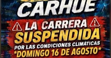 A.C.A.S *YA TIENE FECHA LA CARRERA SUSPENDIDA EL PASADO DOMINGO EN CARHUE*