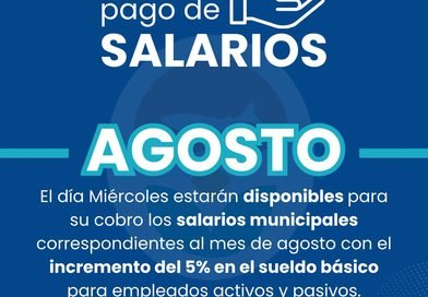 🔹SE ABONAN LOS SALARIOS A LOS TRABAJADORES Y TRABAJADORAS MUNICIPALES🔹