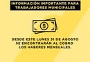 🟡 Información importante para trabajadores municipales.