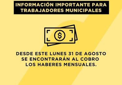 🟡 Información importante para trabajadores municipales.