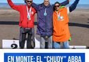 EL “CHUDY” ABBA Y NADADORES DE LA ZONA ENFRENTARON LAS FRÍAS AGUAS DE MONTE HERMOSO