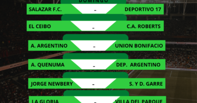Fútbol de La Liga: Próxima 6.ª fecha: Torneo Clausura Matías Carini.