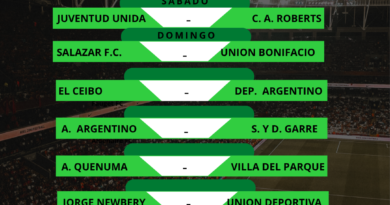 Fútbol de La Liga: Próxima 4° fecha: Torneo Clausura Matias Carini.