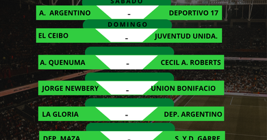 Fútbol de La Liga: Próxima 7.ª fecha: Torneo Clausura Matías Carini.
