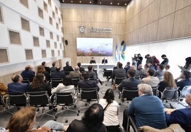 LA PAMPA: Kicillof y Ziliotto firmaron convenios para la prevención y mitigación de los efectos del fenómeno El Niño Además, suscribieron acuerdos de asistencia recíproca en materia de salud, turismo y desarrollo social, entre otras áreas.