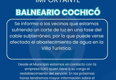 📢 INFORMACIÓN IMPORTANTE PARA LOS VECINOS DE COCHICÓ