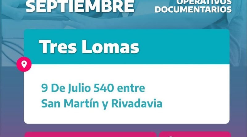 📍 OPERATIVO DEL REGISTRO DE LAS PERSONAS EN TRES LOMAS