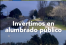 MEJORAS EN EL ALUMBRADO PÚBLICO POR MÁS DE 180 MILLONES DE PESOS