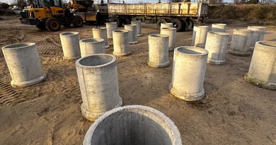 EL MUNICIPIO ADQUIRIÓ 60 TUBOS DE HORMIGÓN PARA NUEVOS DESAGÜES PLUVIALES