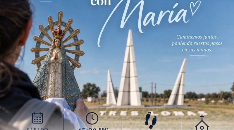 Convocatoria abierta a la comunidad para la «Caminata con María» hacia Luján.