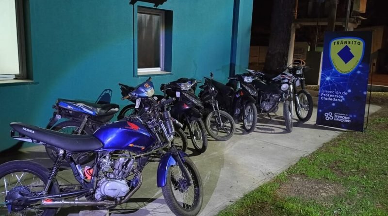 Trenque Lauquen: EL MUNICIPIO SECUESTRÓ OCHO MOTOS EN OPERATIVOS EN LA VÍA PÚBLICA POR RUIDOS NOCIVOS, MANIOBRAS TEMERARIAS Y FALTA DE DOCUMENTACIÓN
