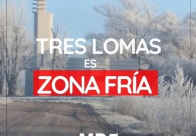 FIN DE LA ZONA FRÍA PARA TRES LOMAS Y LA REGIÓN
