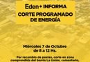 🟡 Información importante: corte programado de energía para este miércoles 7 de octubre.