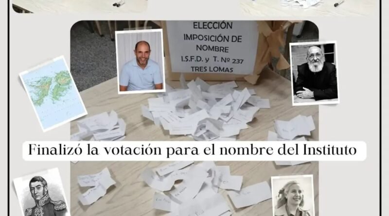 El ISFDyT N° 237 ya tiene los tres nombres finalistas para su institución