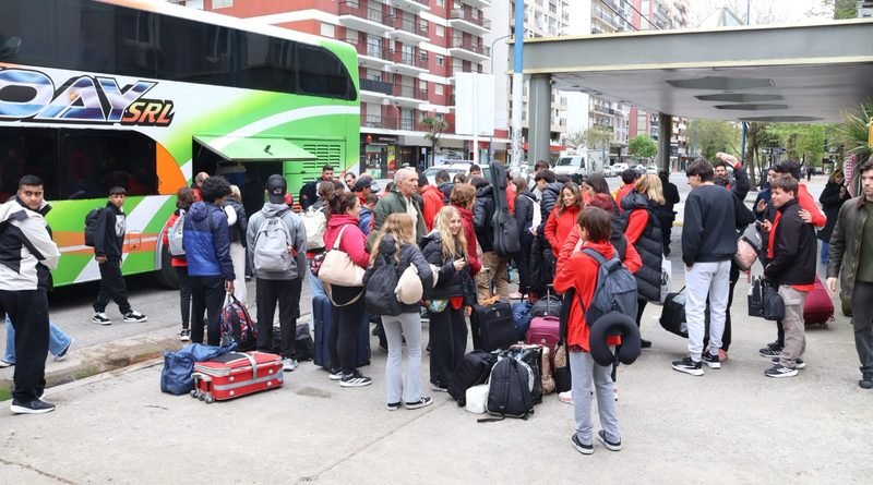 LA DELEGACIÓN TRESLOMENSE YA ESTÁ EN MAR DEL PLATA